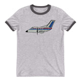 Flying Mountain Goat Ringer T-Shirt