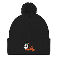 Pilot Pete Pom Pom Knit Cap