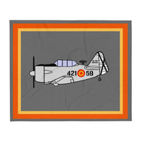 Spanish Air Force T-6 Throw Blanket