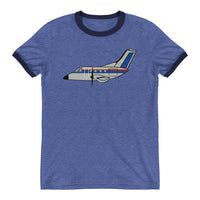 Flying Mountain Goat Ringer T-Shirt