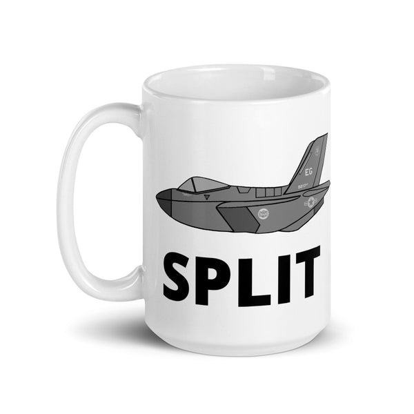 F-35A 58th Squadron Logo SPLIT Mug