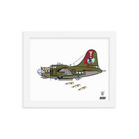 B-17 Yuengling Flight Framed poster
