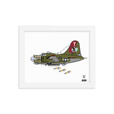 B-17 Yuengling Flight Framed poster