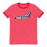 Flying Mountain Goat Ringer T-Shirt