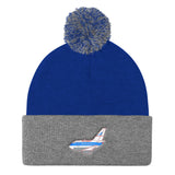 Piedmont 737-200 Pom Pom Knit Cap