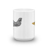 Cirrus Navy Wings Mug