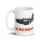 Colonel Bud Anderson Old Crow 363rd Fighter Squadron Mug