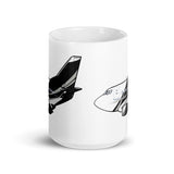 BBJ 2 White glossy mug