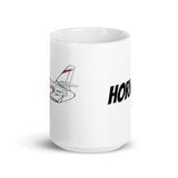Falcon 9NJ Horner White glossy mug