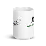 G-280 N680WA 5 White glossy mug