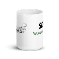 Citation N681WA 4 White glossy mug