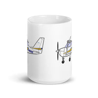 C-150 Southeastern Oklahoma White glossy mug