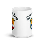 Special Kay Patch Nose Art White glossy mug