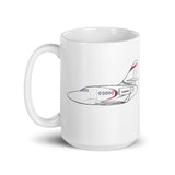 Falcon 9NJ P. Goodwin White glossy mug