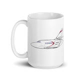 Falcon 9NJ C. Goodwin White glossy mug