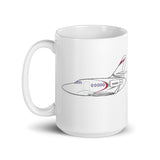 Falcon 9NJ Lyons White glossy mug