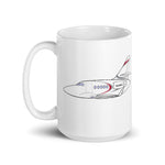 Falcon 9NJ Stewart White glossy mug