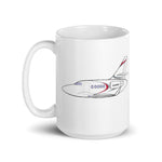 Falcon 9NJ Koubsky White glossy mug