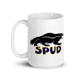 SPUD White glossy mug