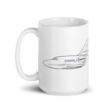Falcon N99M 9 White glossy mug
