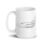 Falcon N99M 10 White glossy mug