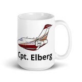 G-280 N51EE Cpt. Elberg BLK Mug