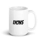 Falcon 9NJ Lyons White glossy mug