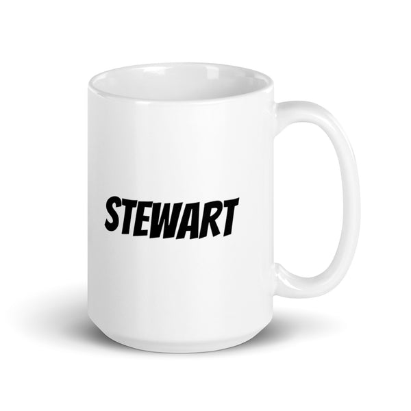 Falcon 9NJ Stewart White glossy mug