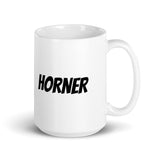 Falcon 9NJ Horner White glossy mug