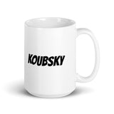 Falcon 9NJ Koubsky White glossy mug