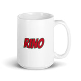 Christmas 2022 RINO White glossy mug