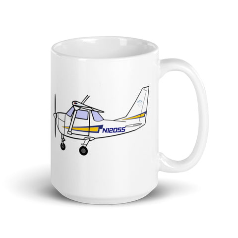 C-150 Southeastern Oklahoma White glossy mug