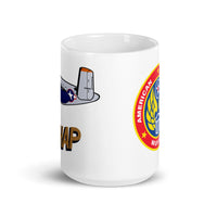 B-25 Miss Hap White glossy mug